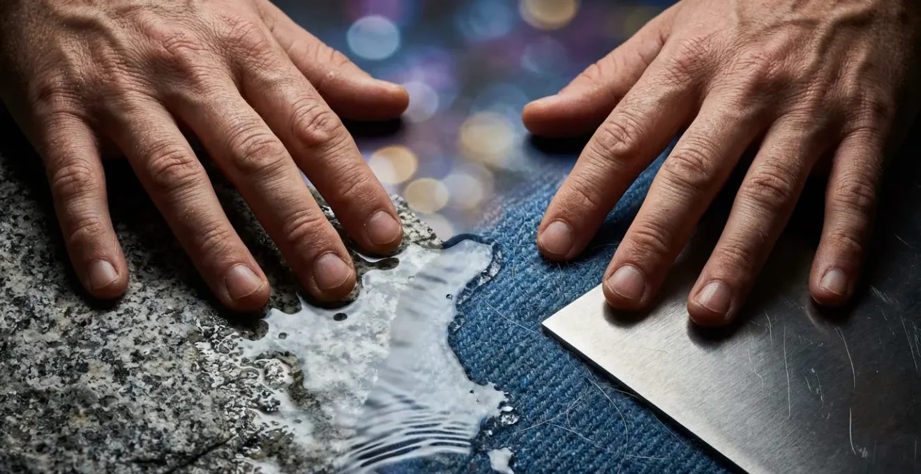 Mani che toccano superfici diverse in un ambiente onirico per stabilizzare il sogno