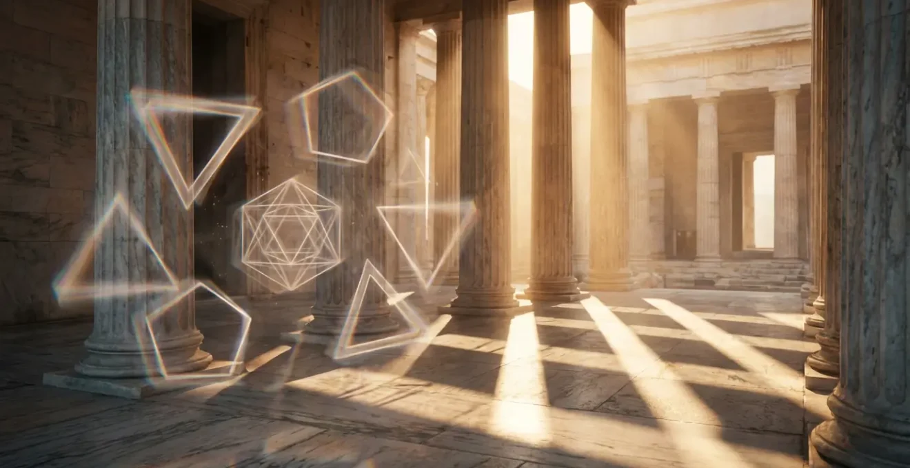 Rappresentazione visiva della numerologia pitagorica con vibrazioni numeriche