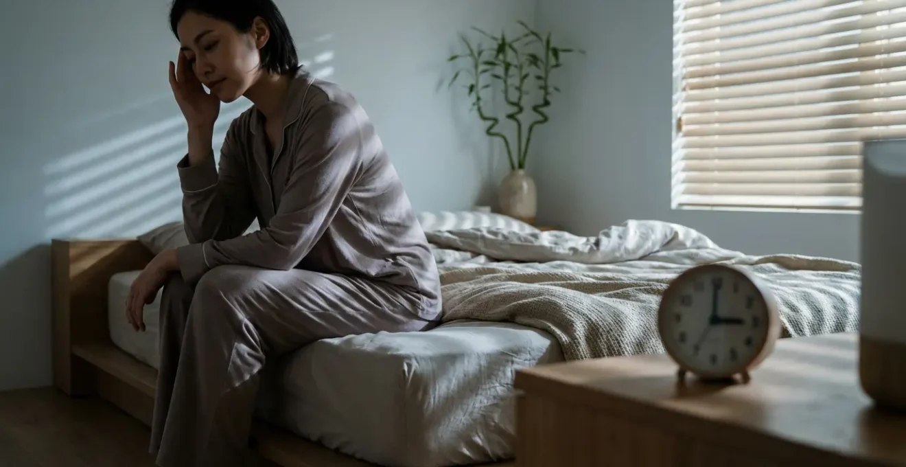 Persona che si sveglia alle 3 di notte guardando l'orologio secondo l'orologio degli organi