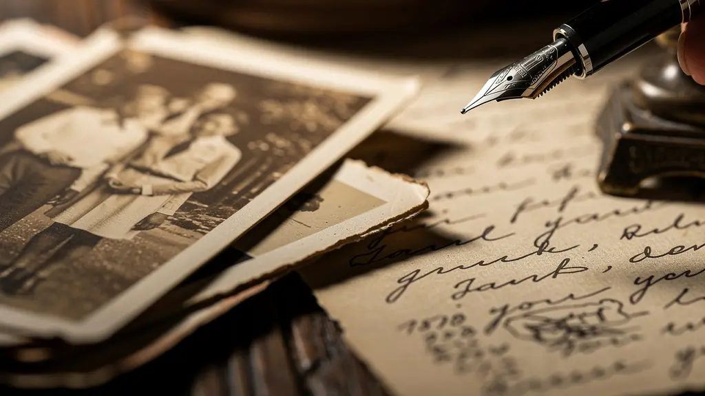 Dettaglio ravvicinato di documenti e fotografie antiche durante validazione medianica Dettaglio ravvicinato di documenti e fotografie antiche durante validazione medianica